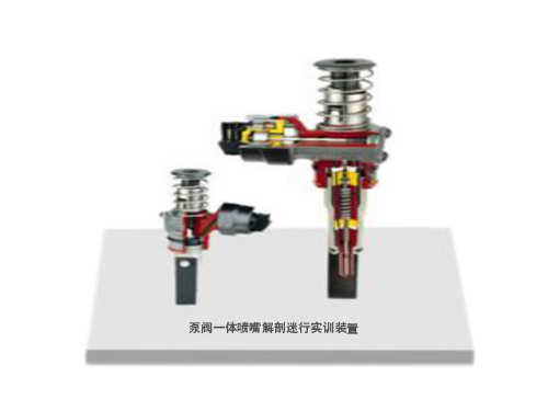 泵閥一體噴嘴解剖迷行實(shí)訓(xùn)裝置(圖1)